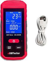 DBTector EMF matuoklis Elektros ir magnetinio lauko matuoklis aptinka buitinių prietaisų, kompiuterių, elektros dėžučių, elektros kabelių, aukštos kokybės perdavimo linijų skleidžiamą spinduliuotę