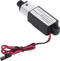 Elektrinis mini linijinis paleidiklis 12V 64N 15Mm/s Mažas linijinis paleidiklis su tvirtinimo laikikliais, atsparus vandeniui IP54 judesio kuratorius, skirtas namų automatizavimui (10mm)