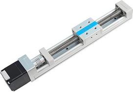 FUYU FSK30J Mini linijinis kreipiamasis bėgių rutulinis sraigtas Linijinė pavara Linijinis mažas CNC Nema-11 žingsninis variklis 100 mm eigos