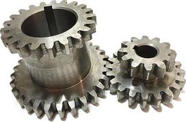 kleine Zahnräder, Motorenräder, Getriebe, Motor Ritzel 2 Teile/satz Zähne Dual Dears Metall Drehmaschine Getriebe Duplizieren Getriebe Doppel Getriebe