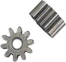 Krumpliaračiai Krumpliaratinė pavara Variklio pavarų dėžė 10T 0.6M Geležinė metalinė pavara 10 dantų 7.0 mm Variklio dalys Mažos žvaigždutės 102A