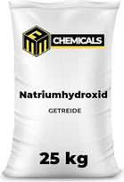 MRM CHEMICALS Natrio hidroksido dribsniai 25 kg Kaustinė soda, skirta muilo gamybai Vamzdžių valiklis Drenažo valiklis Dezinfekcija Vandens valymas Didelė pakuotė