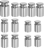 QUARKZMAN 13 dalių gramų kalibravimo svorių rinkinys 50g 100g 100g 200g 1kg M1 Tikslus chromuotas plienas, skirtas skaitmeninėms svarstyklėms