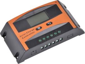 Saulės kolektoriaus įkrovos reguliatoriaus reguliatorius 10 A Amp ekrano valdiklis 12 V / 24 V