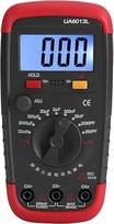 Skaitmeninis talpos matuoklis, multimetras, profesionalus kondensatorių testeris, 0,1pF - 20000uF su LCD ekrano apšvietimu ir apsauginiu apvalkalu Maksimalus 1999 m. ekranas