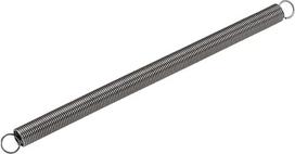 sourcing map Suspaudimo spyruoklė 14mm OD 1.4mm vielos dydis 437.5mm išplėstinis ilgis 250mm laisvas ilgis spyruoklinis plienas 8lb apkrovos talpa Pilka