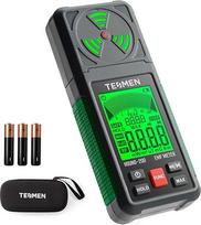 TESMEN HOUND-200 EMP matuoklis, 3-in-1 nešiojamasis elektromagnetinio lauko spinduliuotės detektorius, skirtas EF RF MF, WiFi signalui, naudojamas namuose ir lauke tikrinant elektromagnetinį lauką ir medžiojant vaiduoklius - žalias