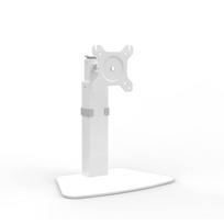 DESIRE2 White Desk Monitor Arm Mount