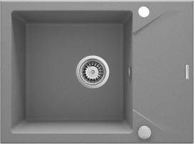 Deante granitinė virtuvinė plautuvė Deante Evora ZQJ S11A, Metallic grey