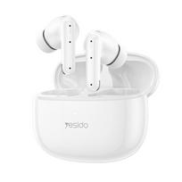 Yesido TWS Bluetooth ausinės TWS28 ANC+ENC baltos