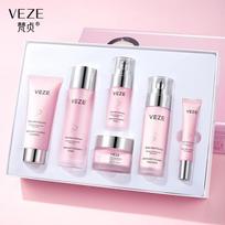 Paukščių lizdas Beauty Šešių dalių giliai valantis drėkinamasis šviesinantis odos priežiūros rinkinys