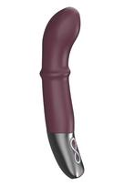 NMC 7 INCH SILICONE RECHARGEABLE VIBRATOR RUBINE RED