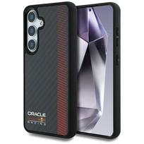 Red Bull Real Carbon Fiber Powerbar MagSafe Case for Samsung Galaxy S25+ Black