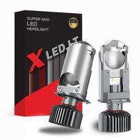 XLED H4 CAN-BUS +300% LED MINI lešių sistema 12V 6500LM
