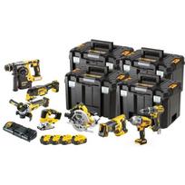 DCK865P4T-QW DEWALT 18V įrankių RINKINYS (DCD796, DCF899H, DCS367, DCH273, DCS334, DCG405, DCS355, DCS570) 4x5.0Ah 4xTSTAK
