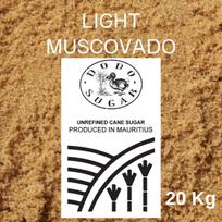 Nerafinuotas cukranendrių rudas cukrus LIGHT MUSCOVADO iš Mauricijaus  „DODO SUGAR” – 20 kg ***Tik 2,15 Eur/kg*** + Nemokamas pristatymas į Itella paštomatą Lietuvoje !!!