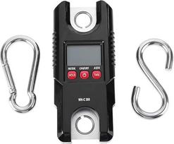 hanchen wh-c300 0.2-300kg Mini LCD ekranas Elektroninė krano skalė Nerūdijančio plieno kablys kabinti skalė balansas