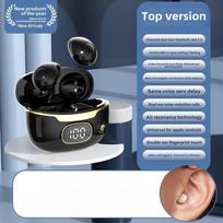 New Sleep Bluetooth Earphones Wireless In-ear Intelligent Noise-cancelling Mini and Compact Private Model Bluetooth Earphones juoda