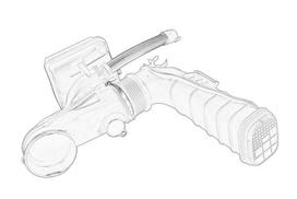 įsiurbimo vamzdis, oro filtras OE BMW 13 71 8 509 816