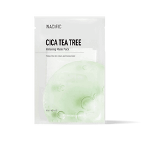 NACIFIC Cica Tea Tree Relaxing Mask atpalaiduojanti lakštinė veido kaukė