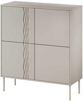 Cama Meble 4D komoda TRESSE 100x40x110 kašmyro matinė spalva