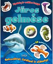 Jūros gelmėse. Lipdukų ir veiklos knyga - Nėra Autoriaus