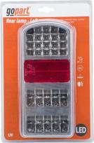 Daugiafunkcinė lemputė LH LED, stačiakampė, 12V, 235x105x53mm, 5 kontaktų bajonetas, gopart