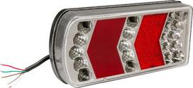 Galinis žibintas RH LED, stačiakampis, 12-24V, 228x106x40mm, gopart
