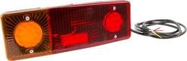 Daugiafunkcinis galinis LH žibintas LED, stačiakampis, 12-24 V, 287,5x100,5x65 mm, Kramp