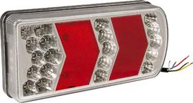 Galinis žibintas LH LED, stačiakampis, 12-24V, 228x106x40mm, gopart