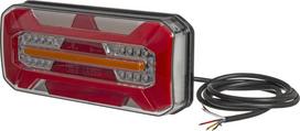 Daugiafunkcinis galinis LH žibintas LED, stačiakampis, 12-24 V, 306x133x60,6 mm, Kramp