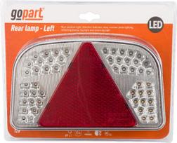 Daugiafunkcinė lemputė LH LED, stačiakampio formos, 12V, 244x149x48mm, 7 kontaktų bajonetas, gopart