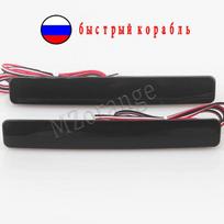 2 vnt. LED galinio buferio atšvaitai stabdžių žibintai VW T5 Transporter For Multivan 2003-2011 priedai auto galinis buferis juoda
