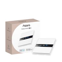 AQARA Išmanusis Dviejų Kanalų Sieninis Jungiklis su 2,08 colio LCD Ekranu Display Switch V1 (WS-K02D)