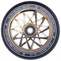 Striker Zenue Series Black Pro Scooter Wheel 110mm Gold Chrome