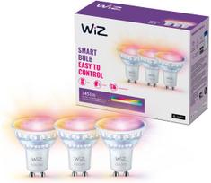 KOMPLEKTAS 3x LED RGBW Reguliuojama lemputė PAR16 GU10/4,7W/230V 2200-6500K Wi-Fi - WiZ