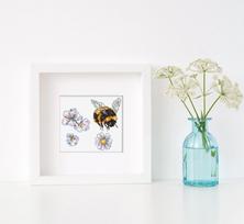 Siuvinėjimo rinkinys Cross-stitch kit "Furry Bumblebee" 16x14cm SLETIL8820