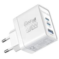 Promate PowerPort-45 GaNFast™ 45W Wall Charger / QC3.0 / PD45W