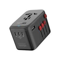Promate TripMate-GaN100 GaNFast™ 100W Multi-Port Wall Charger / EU, US, UK, AU