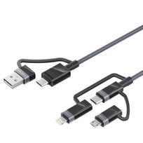 Promate PentaPower Universal Cable 6-in-1 USB-C(A) / Micro / Lightning / 1.2m