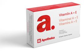 APOTHEKA Vitaminas A+E, kapsulės N30