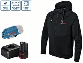 Šildomas džemperis GHH 12V+18V + GAA 12V-21, (1x2.0Ah), dydis L