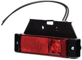 Žymeklio lemputė LED, stačiakampė, 12-24V, 130x57x43mm, Kramp