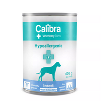 CALIBRA VD Dog Can Hypoallergenic Insect & Salmon konservai šunims su vabzdžiais ir lašiša, 400g