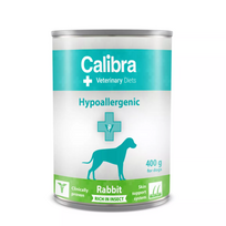 CALIBRA VD Dog Can Hypoallergenic Rabbit & Insect konservai šunims su triušiena ir vabzdžiais, 400g