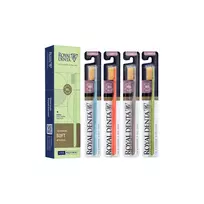 ROYAL DENTA dantų šepetėlių rinkinys GOLD SOFT MODERN, 4 vnt.