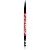 NYX Professional Makeup Blade & Shade antakių pieštukas su šepetėliu atspalvis 06 Rich Auburn g