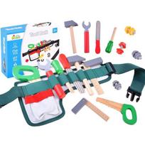 Vaikiškas statybininko įrankių diržas su priedais ,,Tool Belt"