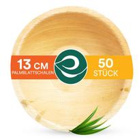 ECO SOUL tvirtos vienkartinės palmių lapų lėkštutės 13 cm 25vnt
