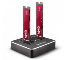 AXAGON | USB-C 3.2 Gen2 - 2x NVMe CLONE DUAL SDD Dock Station | ADSA-M2C
